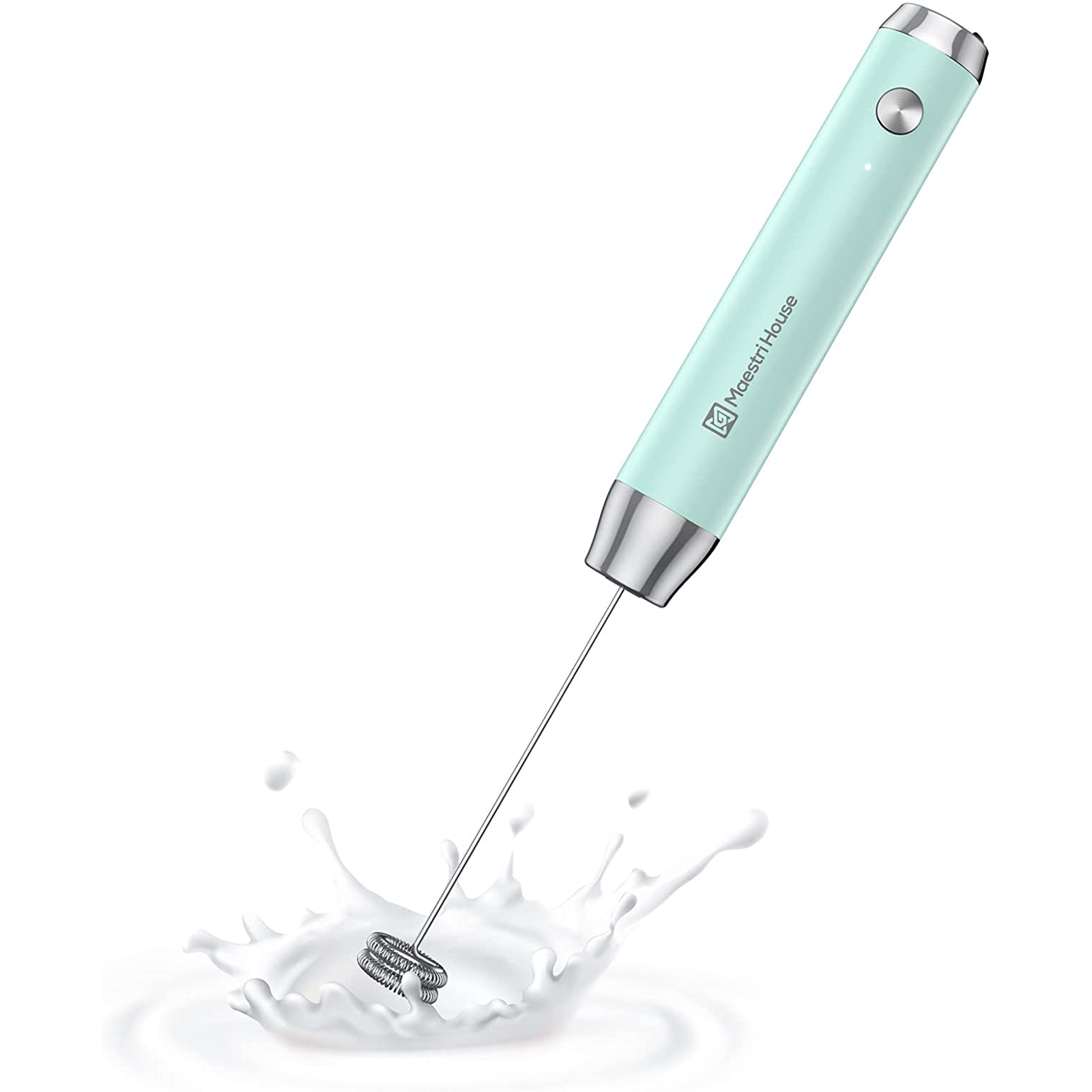 Maple Handheld Milk Frother + Holster Stand – Main Street Floral + Goods