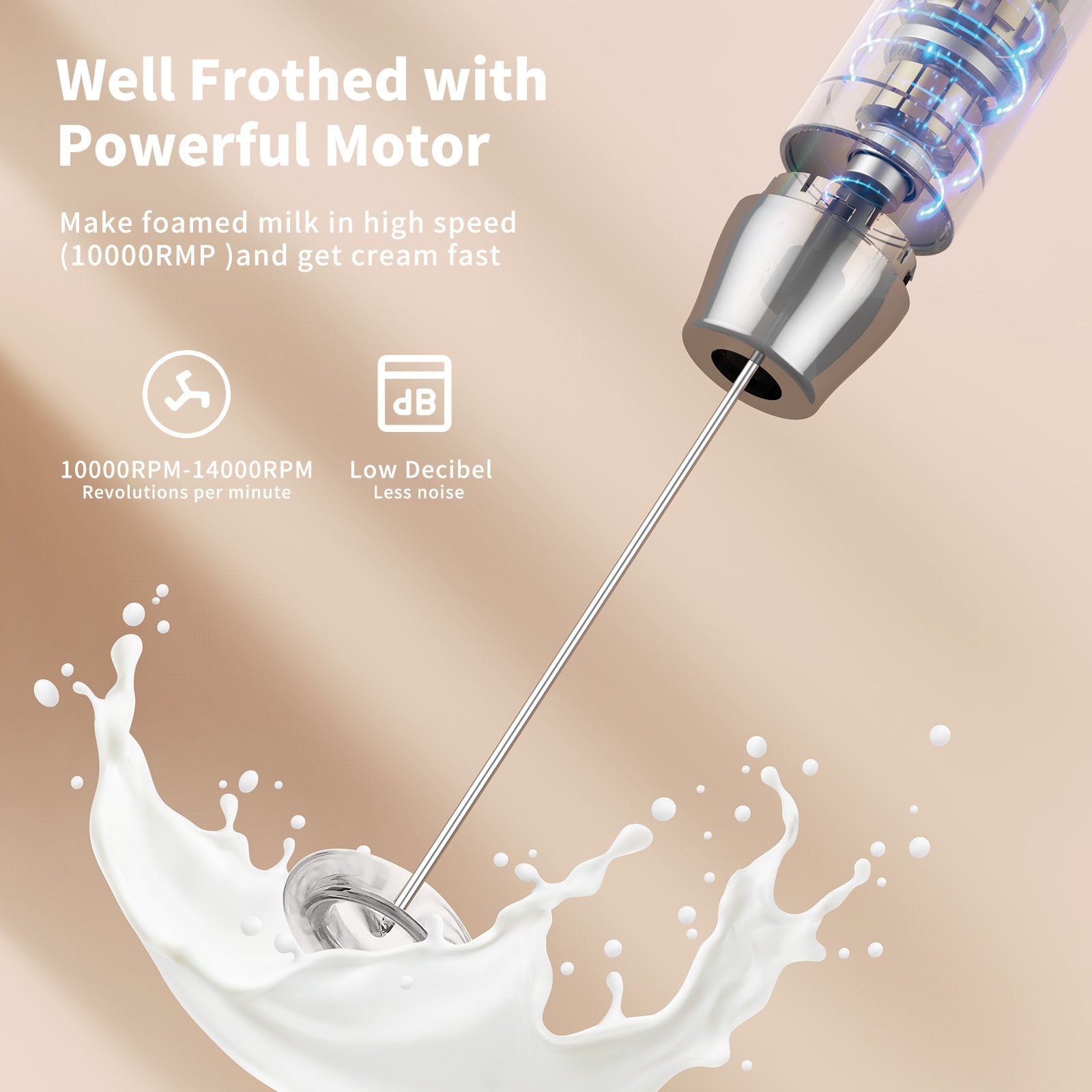 Handheld Milk Frother MMF-BX07 – Maestri House