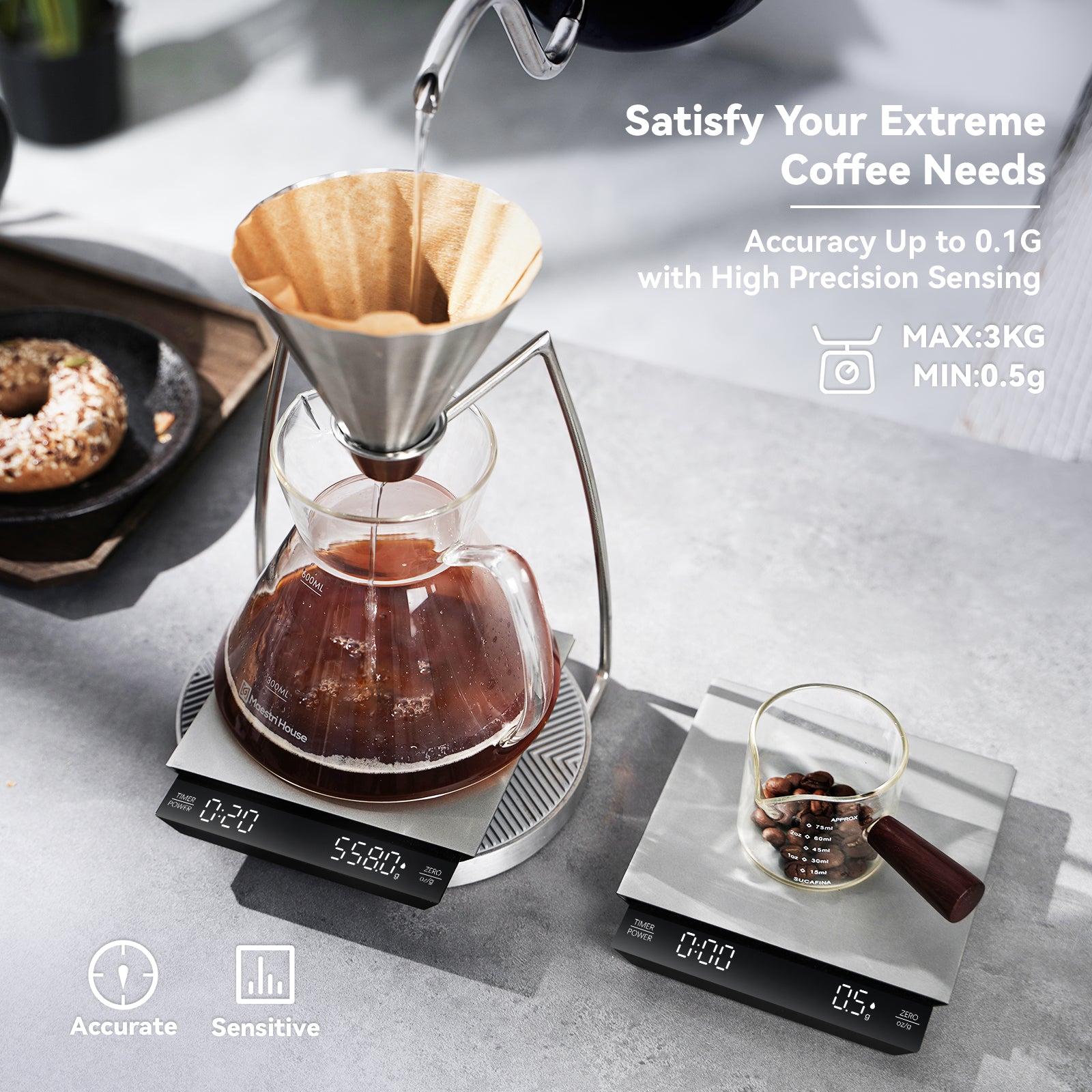 Stainless Steel Coffee Scale