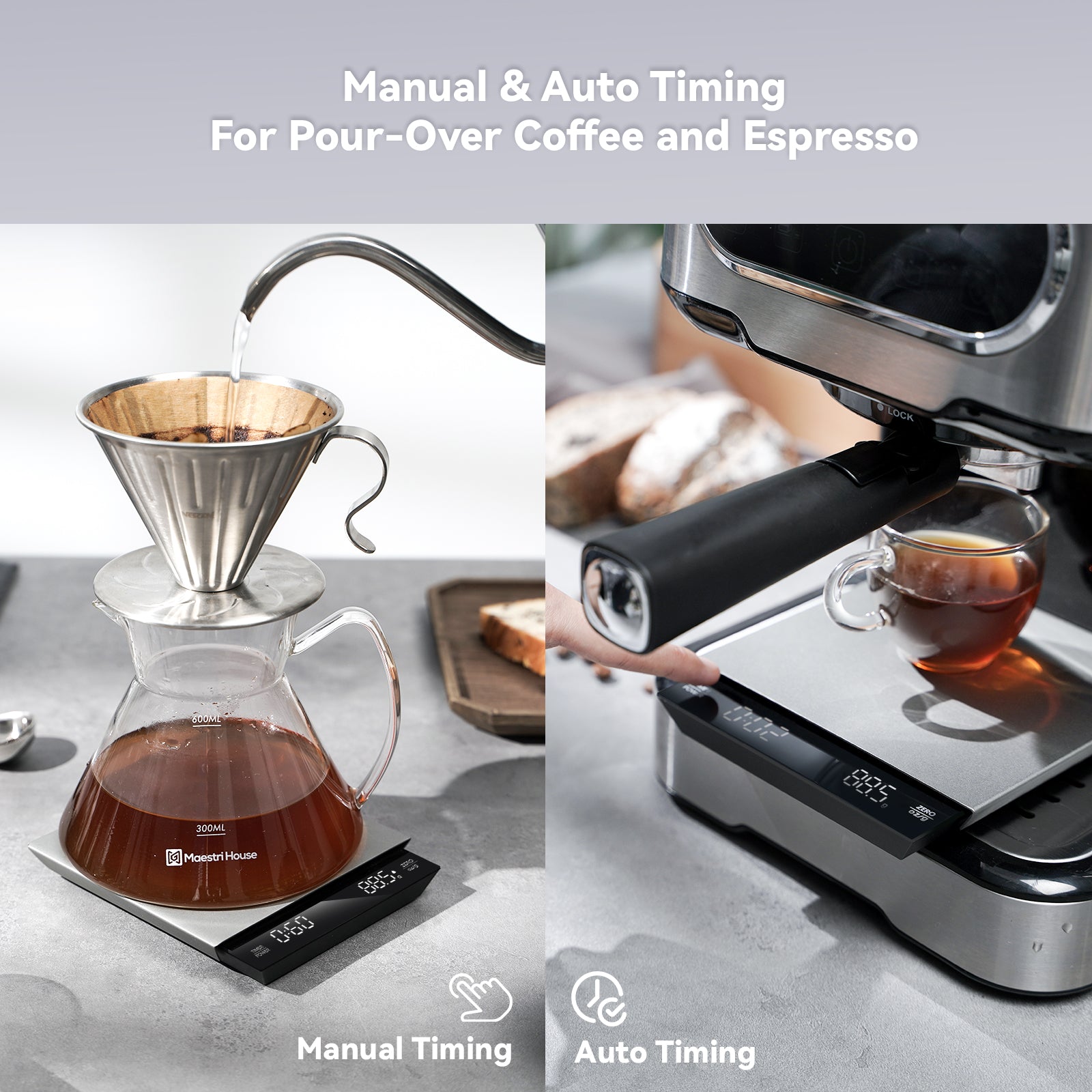 Stainless Steel Coffee Scale – Maestri House